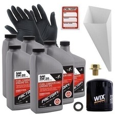 Factory Racing Parts 5W20 5.5Qt Oil Change Kit For Ford Bronco Sport, Fusion 42.17 per gallon