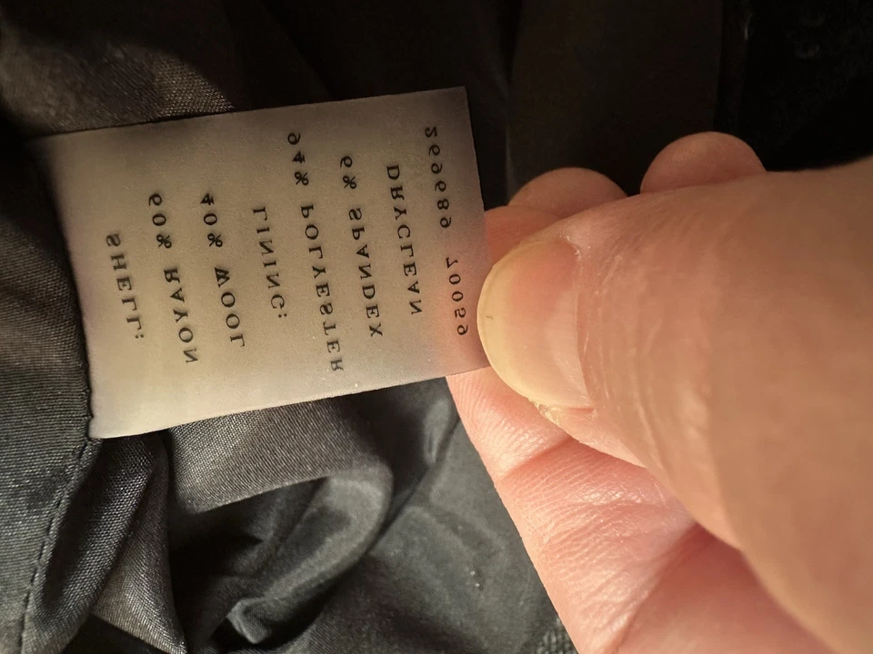 Юбка Black Label Ann Taylor черная с блестками выше колена карманы блестящая - 10P - Изображение 3 из 4