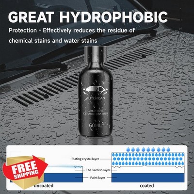 Autokcan Graphene Ceramic Coating 60ML 10H Car Nano Coat 3 Years