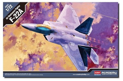 Academy 1/72 F-22A Raptor AM12423 Plastikmodell