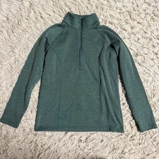 Women’s Small Green Smartpak Long Sleeve Winter Horseback Riding Shirt