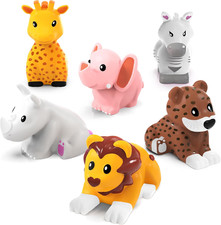 Savanna Mold Free Bath Toys 6 Pack Sealed No Hole Bath Toys Design Moisture Out