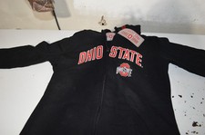 OHIO STATE BLACK ZIP UP HOODIE LARGE