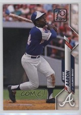2021 Topps 70 Years of Topps Baseball Hank Aaron #70YT-70 HOF 12g7