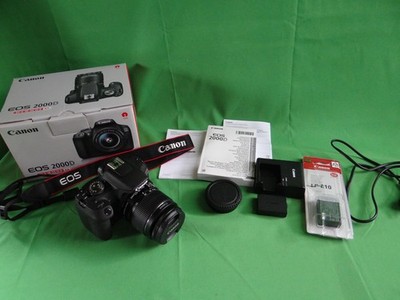 Canon EOS 2000d Wie NEU---Nur 1x benutzt OVP !