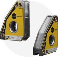 Strong Hand Tools Mini Magnetic Fabrication Squares Pack of 2