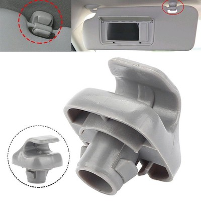 YAZANY 2 clip di ricambio per aletta parasole auto, gancio di ricambio per A1, A3, A4, A5, Q3, Q5 (8E0, 857, 562), A7, B6, B7, B8, S4, S5