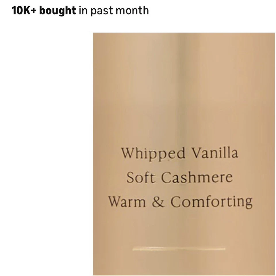 Spray Victoria's Secret para mujer 8,4 oz vaporizador corporal de vainilla desnuda. 100% Auténtico. Foto 3 de 4