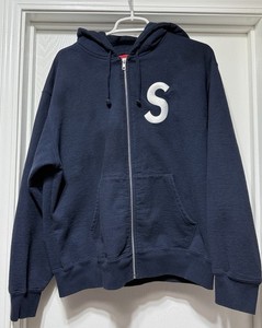 トップス supreme S Logo zip up hooded XL NAVY Supreme S Logo Zip Up Hooded Sweatshirt (FW25) - $178