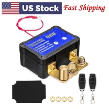 Kill Switch Car 12V 240A Remote Battery Disconnect Switch 12V/24V