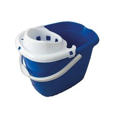 Image of ALL COLOURS Ramon 15ltr Mop and Bucket Set Wringer Floor Mop Industrial Plastic