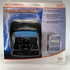 ACURITE NOAA Weather Alert Radio with Specific Area Message Encoding Brand New