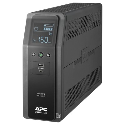 10-Outlet 1500VA/900W Back-UPS Tower, 1080J, AVR, BR1500MS2