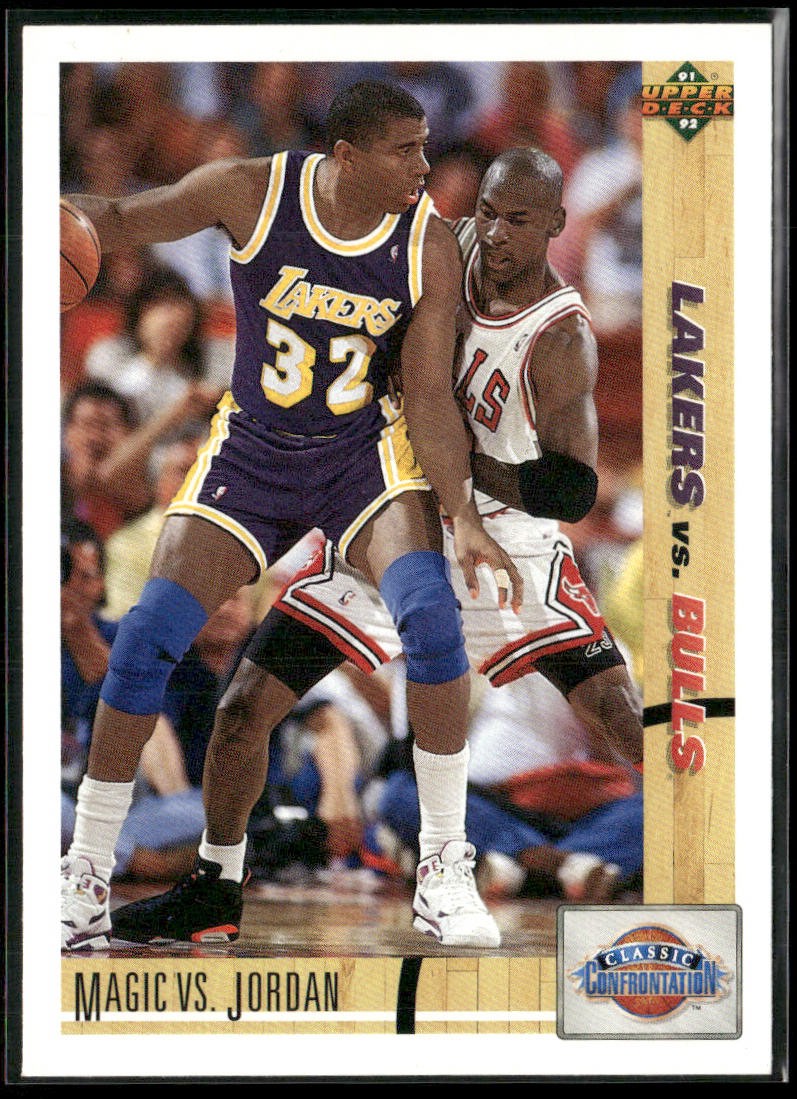 1991-92 Upper Deck #34 Magic vs. Jordan