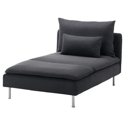 NEW Ikea SODERHAMN COVER SLIPCOVER FOR Chaise samsta dark gray 902.351.79