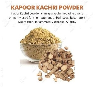 Kapoor kachli Kapur Kachri Spiked Ginger Lily (Hedychium spicatum) Powder