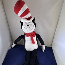 Cat in the Hat Dr. Seuss Kohl's Cares for Kids Plush Medium Black White  