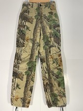 Vintage Rattlers Brand Realtree Men s Small Camo Cargo Pants Made In USA 28x32