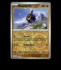 Roggenrola – 046/086 – White Flare – Reverse Holo – Near Mint - Pokemon Card