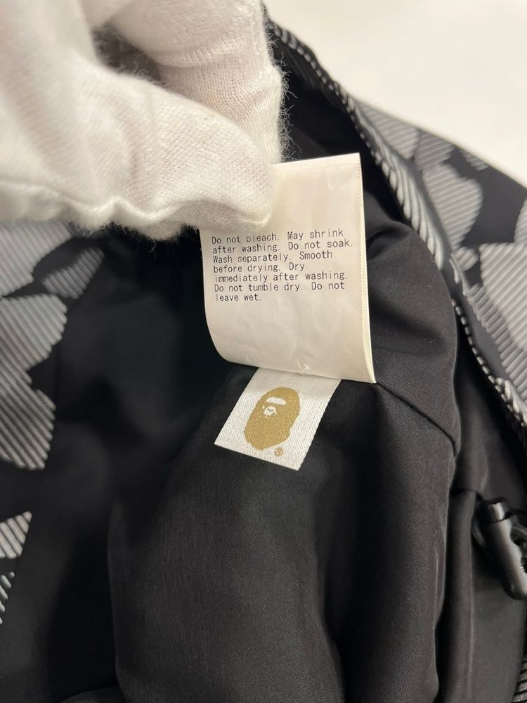 BAPE All-Over Mountain Parka Hoodie Zip L Cotton Used Multi From Japan thumbnail 8