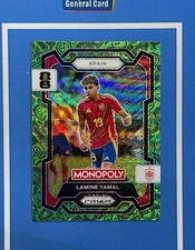 2025-26 Panini Monopoly Prizm FIFA World Cup Lamine Yamal Green Prizm