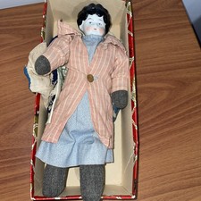 Antique German China Head Doll 11 Inches plus Clothes