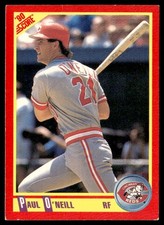 1990 Score Paul O'Neill Cincinnati Reds #295