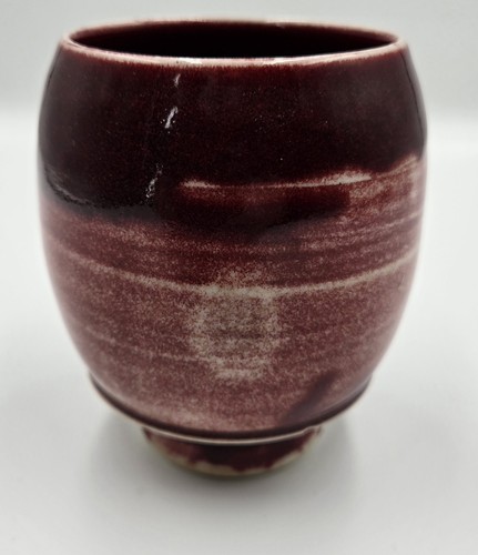 Florence Oregon Artist Signed Pottery Potting Pot 4.25 In Tall