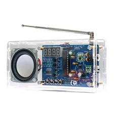 DIY Radio Kit with Dual Power USB 5V or 2 AA Batteries 87.5-108MHz for Blue