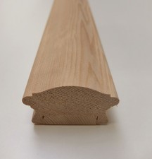 Stair Handrail 3.6m LHR Low Profile 41mm Wooden Timber Hemlock Pine Softwood