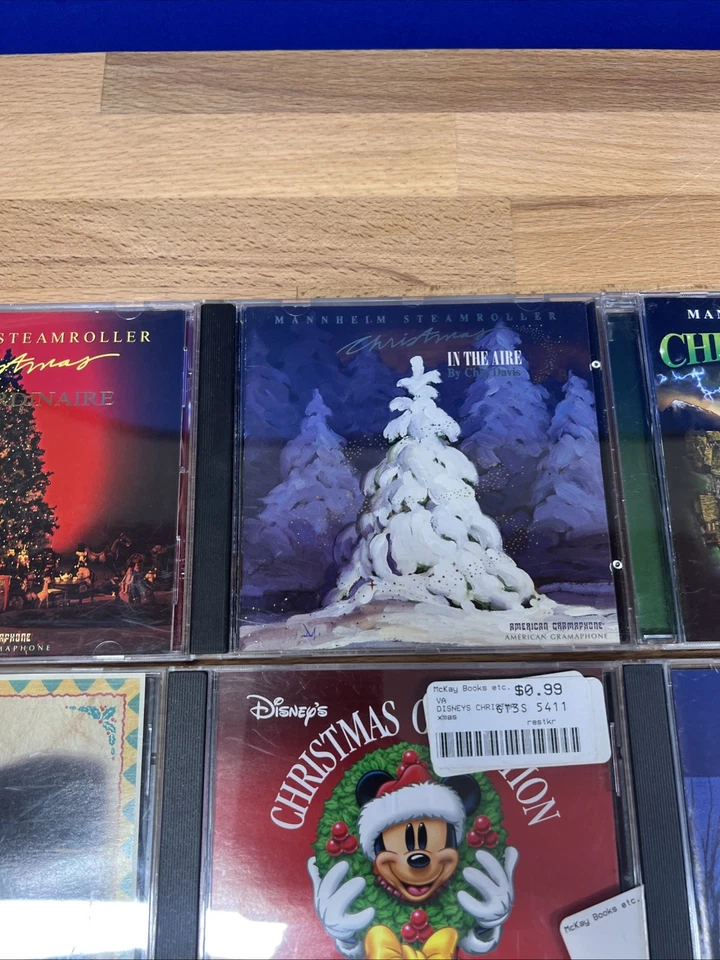 Christmas CD Music Lot Of 15 CDs, Disney, Mannheim Steamroller, Classics Foto 3 de 4