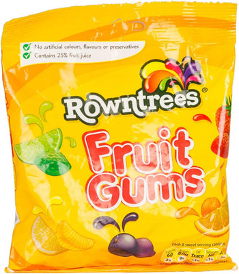 Nestle Rowntree Fruit Gums Bag 150 Gram