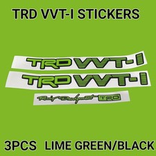 Trd Vvti Sticker Decal Jdm 3pcs
