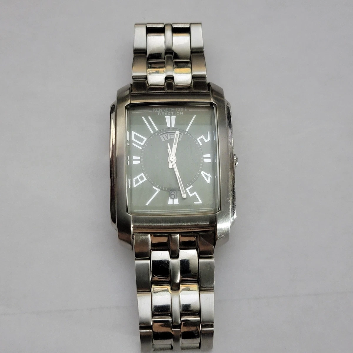 25+ Kenneth Cole Reaction Men Rectangle Wristwatches for sale 