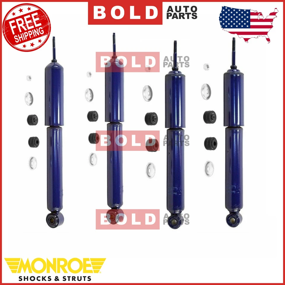 Juego de 4 piezas amortiguadores delanteros traseros Monroe para Isuzu Rodeo Honda Passport Foto 2 de 4