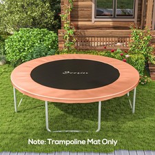 Trampoline Mat with 80 V-Hooks, Fits 14' Trampoline, Orange