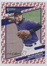 2021 Panini Donruss Variation One Hundred /100 Nolan Arenado (Fielding) 03bh