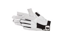 10 Paar Segelhandschuhe Nappaleder Handschuhe Segler Ruderhandschuhe wei&szlig;