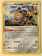 galarian meowth pokemon card value Amazon.com: Meowth V - SWSH004 Black Star Promo