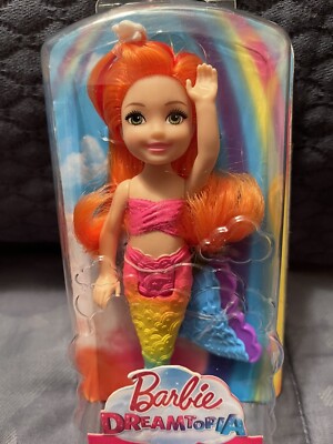 Barbie Dreamtopia Chelsea Mermaid Doll Orange Hair New In Box Ages 3+