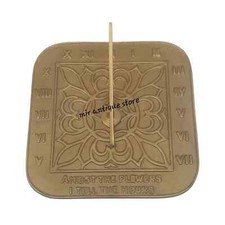 Handmade 10" Home Décor Gift Garden Sundial Sundial Clock & Garden Yard Outdoor