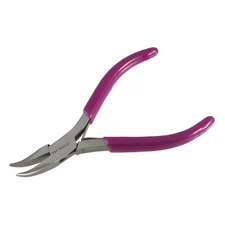 Mini Purple Bent Nose Pliers for Jewelry Making - 46-1035