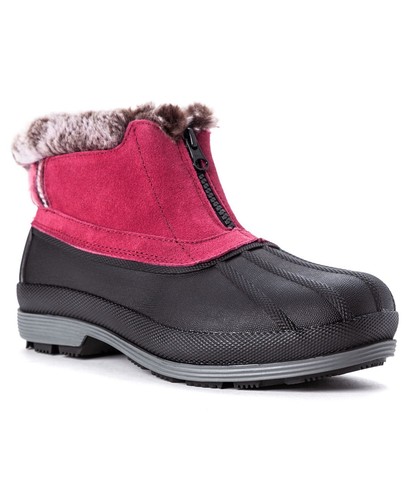 Propet Lumi Ankle Zip 10 Women's Berry