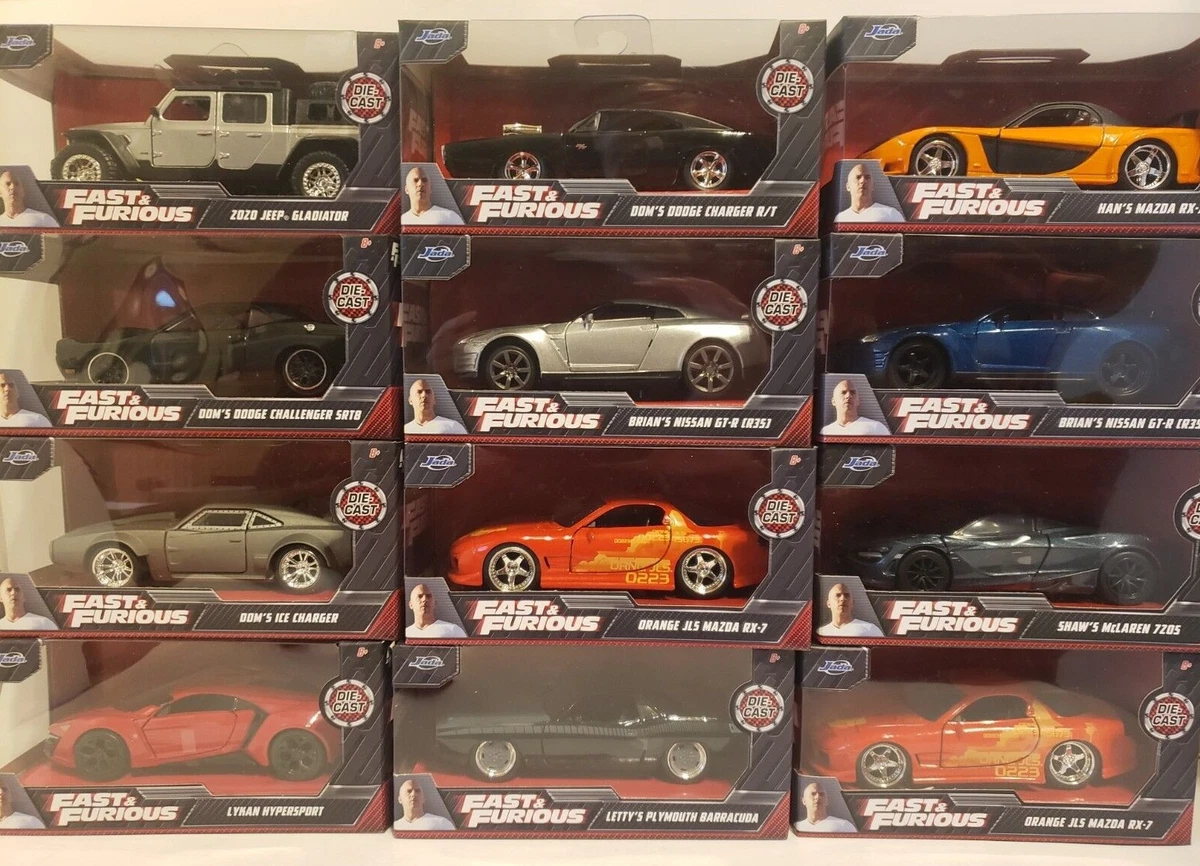 JADA TOYS FAST AND FURIOUS.. COLLECTION DIECAST CARS 1:32 YOU PICK NEW