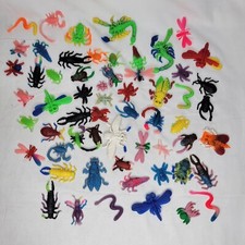 Vintage Creepy Crawlers Bug Worm Lot Mixed Lot Of 59