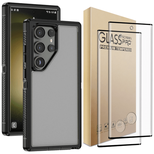 For Samsung Galaxy S23 Ultra Rugged Rubber Phone Case Cover / Screen Protector - Picture 19 of 24