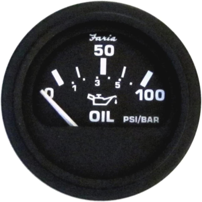#ad Beede Instruments 12845 Euro Oil Pressure Gauge 100 PSI 2quot; $44.99