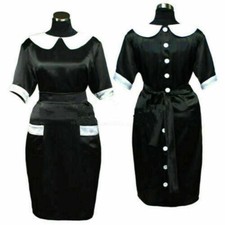 Sissy Maid Blusenkleid aus Satin