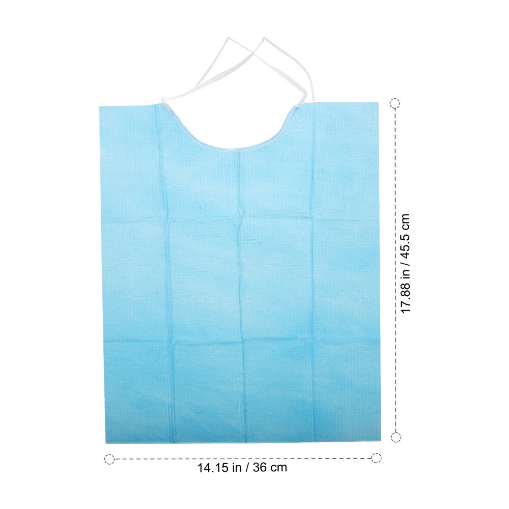 30Pcs Patient Bibs Dental Disposable Patient Bibs Piercing Salons Bib