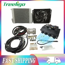 12V Cooling Air Conditioner Underdash Electric A/C Kit For Trucks RV Van Trailer